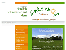Tablet Screenshot of finkenhof-alb.de